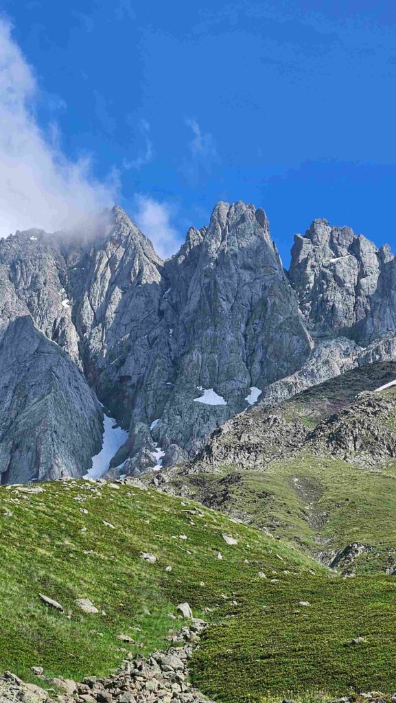 Juta village in the Georgian Caucasus